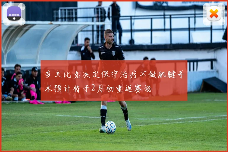 多夫比克决定保守治疗不做肌腱手术预计将于2月初重返赛场