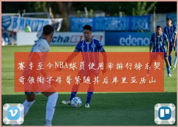 赛季至今NBA球员使用率排行榜东契奇领衔字母哥紧随其后库里亚历山大表现抢眼